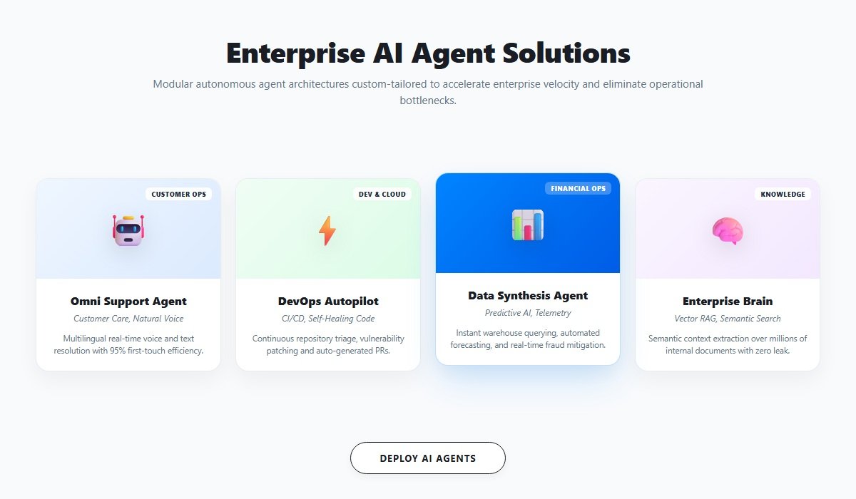 Specialized AI Agent Operations