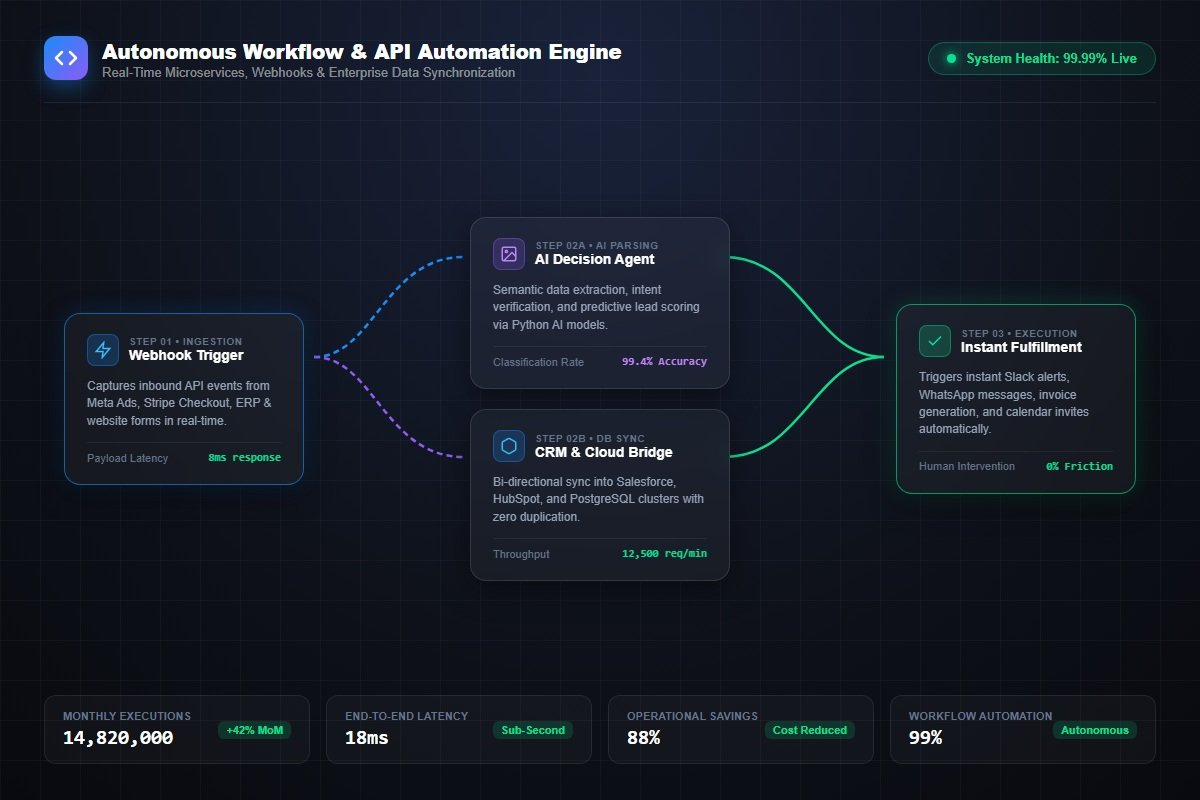 End-to-End Workflow and API Automation Engine